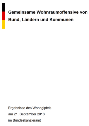 Gemeinsame Wohnraumoffensive von Bund, Ländern und Kommunen