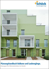 Neues Schöck-Planungshandbuch für Balkone und Laubengänge