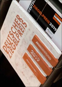 Deutscher Ziegelpreis 2019: zwei Hauptpreise, sechs Sonderpreise und acht Anerkennungen