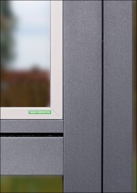 Aluminium-Holz-Fenster von Kneer-Südfenster neu mit matter, robuster Feinstruktur-Oberfläche