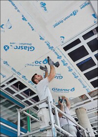 Außendeckensysteme von Rigips in Trockenbauweise