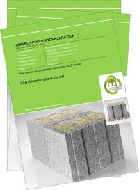 EPDs für KLB-Leichtbetonsteine
