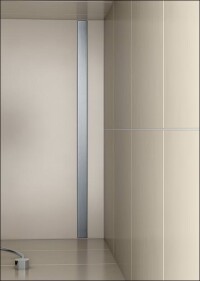 Extra lange Duschrinne von Lux Elements - nicht nur für Duschboards aus Hartschaum