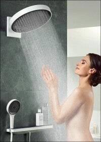 Hansgrohe führt mit dem Rainfinity-Brausenprogramm neues Designkonzept ein