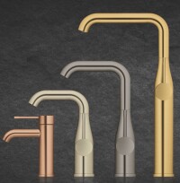 Grohe setzt auf klassisches Chrom und 9 PVD-Ober&shy;flächen