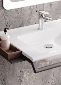 Neues Konzept für barrierearme Waschtische von Hewi