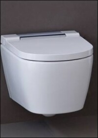 AquaClean Sela: Schnörkel- und spülrandloses Dusch-WC mit Lady-Dusche neu von Geberit