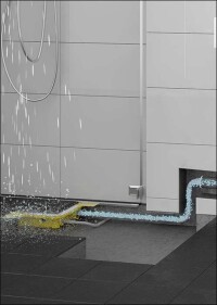 Plancofix Line: Duschrinne mit integrierter Pumpe neu von Pentair Jung Pumpen