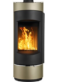 Neuer Buderus Kaminofen Logastyle Pulsus kommt auf 6 kW und ist aufrüstbar mit Speichersteinen