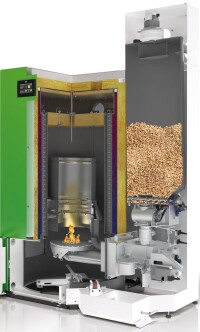 ÖkoFEN relauncht Pelletkessel Pellematic Maxi für Mehrfamilienhäuser und Gewerbe