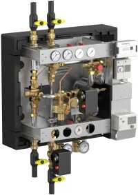 Neue kompakte Nah- und Fernwärmestationen von Meibes vorgefertigt und vorverdrahtet