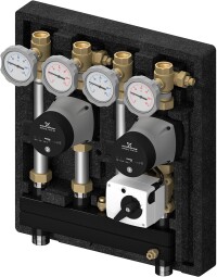 MeiFlow Kombimix von Meibes: Pumpengruppe und Heizungsverteiler in einem