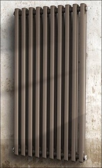 Industrieflair mit Röhrenradiatoren von Purmo in Rost, Kupfer und Stahl