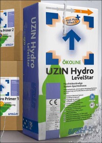 Uzin HydroBlock-System für die feuchtesperrende Untergrundvorbereitung auf Zementestrichen