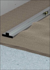 Fermacell Gebundene Schüttung T ermöglicht Schütthöhen ab 10 mm