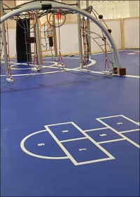 Euroflex-Visual-System: Individuell bedruckbarer Fallschutz für Indoor Spielflächen