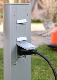 Elektroplanung im Garten