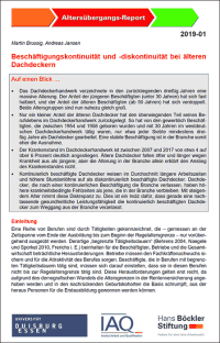 IAQ-Report zur Beschäftigung im Dachdeckerhandwerk: Alternde Branche auf Nachwuchssuche