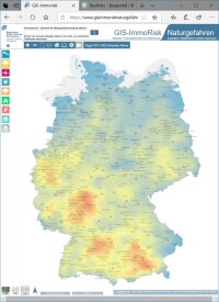 Web-Anwendung „GIS-ImmoRisk Naturgefahren“ visualisiert Risiken für Immobilien