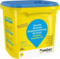 Radongasdichte Bauwerksabdichtung ab 1° Celsius à la Weber