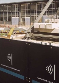 Lärmschutzmatte 2.0 für Bauzäune mit Lärmminderung bis 32,8 dB