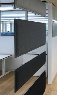 Akustik- und Luftverbesserungspaneele aus Schafwolle ideal (nicht nur) für Großraumbüros