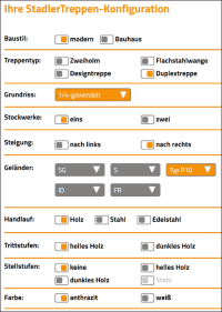 Neuer Treppenkonfigurator von Stadler Treppen online