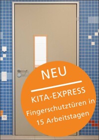 KITA-Express-Programm für Fingerschutztüren neu von Küffner
