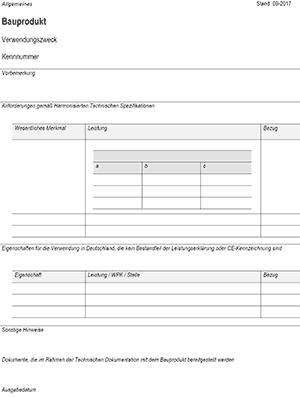 Muster Anforderungsdokument