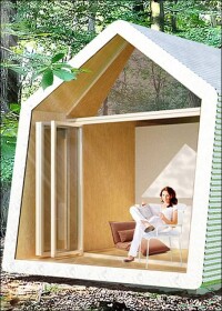 Widerspruch? Tiny House mit Glas-Faltwänden von Solarlux