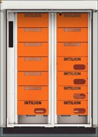 Erster Gewerbespeicher und On-demand-Puffer von Intilion im Brandschutz-Outdoorgehäuse