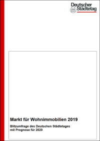 Umfrage des Deutschen Städtetages zum Markt für Wohnimmobilien 2019 / 2020