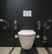 Barrierefreie WC-Technik von MEPA gemäß DIN 18040