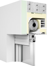 Aufsatzkästen von DuoTherm eins mit der Fassade - und auch mit integrierter Lüftung