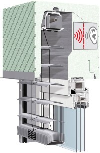 Hinsichtlich Schallschutz und Statik optimierte Sonnenschutzkästen von Warema