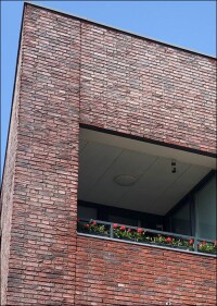 Imprägnierter Klinker zum Schutz vor Ausblühungen und Vergipsung