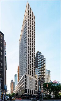 Glasierte Keramikplatten von Moeding 125 m hoch in bester New Yorker Gesellschaft