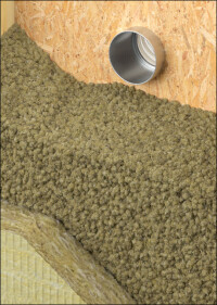 „Fillrock RG Plus“-Granulat in WLG 035: Holzhaus hohlraumfrei an einem Tag dämmen