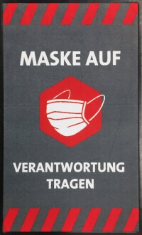 Für Ladengeschäfte, Schulen, Kitas,...: Fußmatten mit Corona-Hinweisen