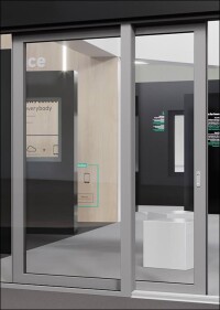 Abstellschiebesystem Synego Slide für Öffnungsbreiten bis 1,9 m neu von Rehau