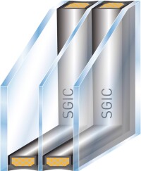 Dreifach-Leichtverglasungen auf dem Gewichtslevel von Standard-Zweifach-Verglasungen