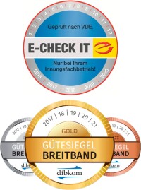 E-CHECK IT und Gütesiegel Breitband versprechen Sicherheit