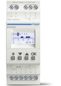 Digitale Multifunktions-Zeitschaltuhren mit Bluetooth neu von Hager