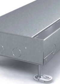 Estrichbündiger Chali-Bodenkanal mit abdeckbarem Bürstenauslass neu von PUK / PohlCon