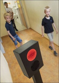 Automatische Ampelsteuerung für schulische Sanitärräume