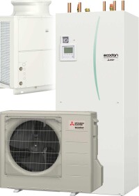 Klimafreundliche CO₂-Wärmepumpen von Mitsubishi Electric bei hohem Warmwasserbedarf