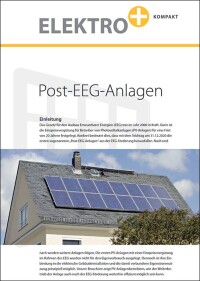Fachinformation: Post-EEG-PV-Anlagen weiterhin sinnvoll nutzen
