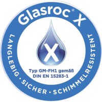 Rigips Glasroc X: Ergänzende Bauartgenehmigung für 2 Wassereinwirkungsklassen