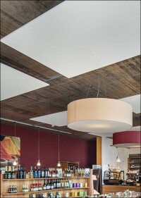 Deckensegel StoSilent Modular 230 wurde optimiert: Damit man besser hinsehen und hören kann!