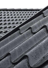 Dachpfannenprofile mit Stahlkern à la Lindab als leichte Ziegel- oder Dachstein-Alternative